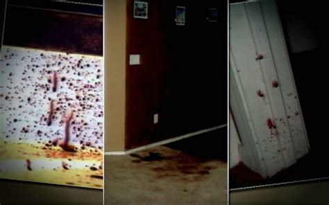 Shocking and graphic pictures of bloody crime scene after Jodi。